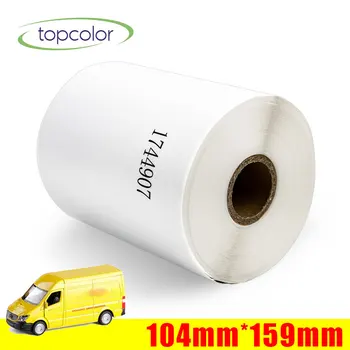 

Topcolor 104mm*159mm Label Roll Compatible Dymo Label 1744907 4x6 Shipping Labels Paper for Dymo LabelWriter 4XL Label Printer