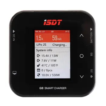 

Q8 500W 20A High Power Battery Balance Charger Discharger for 1-8S Lipo Battery Model Accessories KSX3844