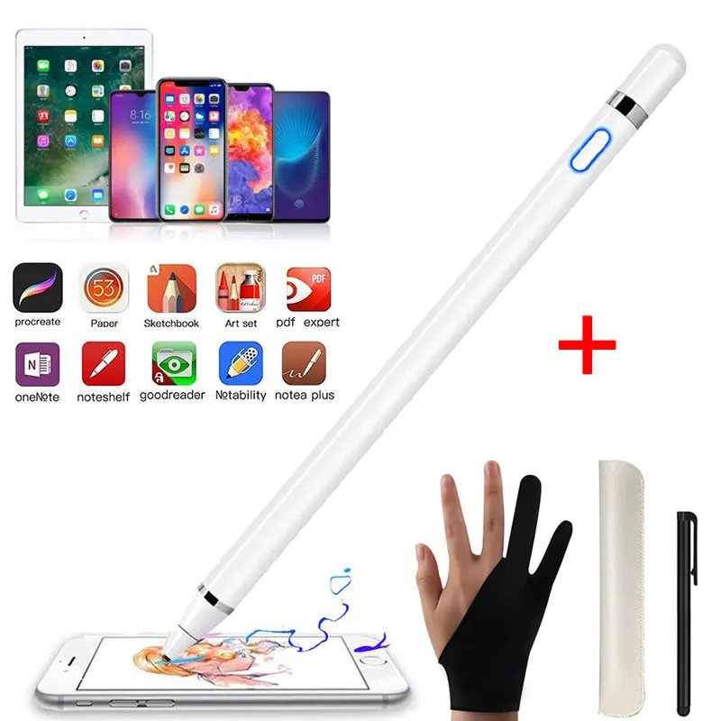 Стилус карандаш для сенсорного экрана iPad Pro 1 2 3 4 9 7 10 5 12 планшет емкостная