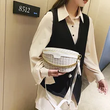 Женская сумка из искусственной кожи, льняная летняя шляпа, сумка-мессенджер, водонепроницаемая сумка высокого качества, женская сумка на грудь, соломенная сумка на пояс