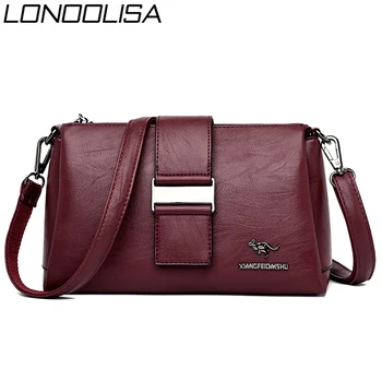 

Belt Soft Leather Messenger Bag Women Luxury Handbags Women Bags Designer Shoulder Crossbody Bags For Women 2020 Bolsa Feminina