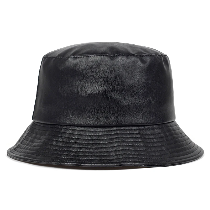 Mens leather bucket hat Clearance