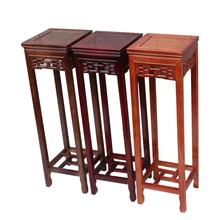 К чему-то антикварная мебель Многоэтажный к земле Имитация красного дерева цветок стойки четыре квадратных цветок несколько бонсай полки