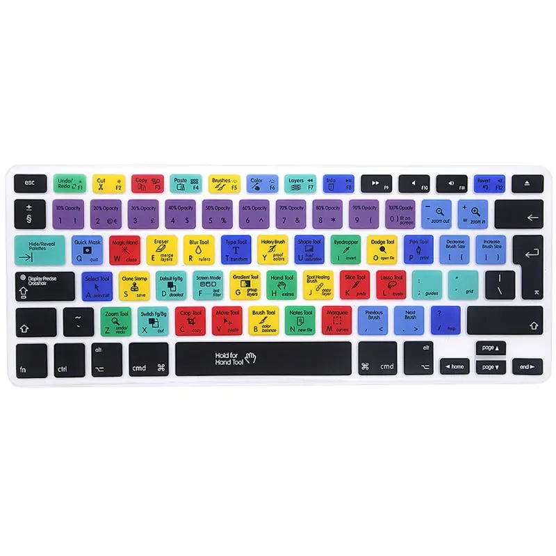 

European Version Adobe Photoshop Shortcut Keys Keyboard Protector Keyboard Cover E65A