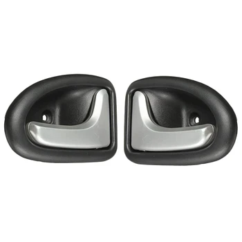 

1 Pair Left Right Internal Door Handle for Renault Clio Megane Scenic Trafic New