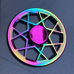 Toupie à main ronde en métal pour enfant, jouets de bureau, Gyro, anti Stress, EDC 