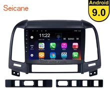 Seicane 8-ядерный радио gps навигатор Android 9,0 автомобильный проигрыватель блок для 2005-2011 2012 HYUNDAI SANTA FE с система контроля давления в шинах DVR SWC USB