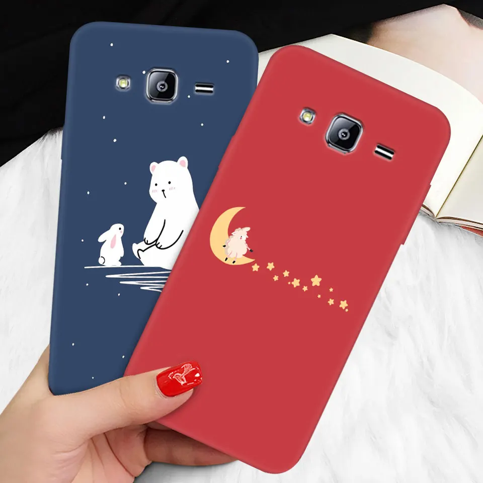Цвет Матовые чехлы для телефонов для Samsung Galaxy J1 J2 Core Prime J3 для iPhone 6 6S 5 5S SE 7 8 Plus iPhone X TPU черный чехол