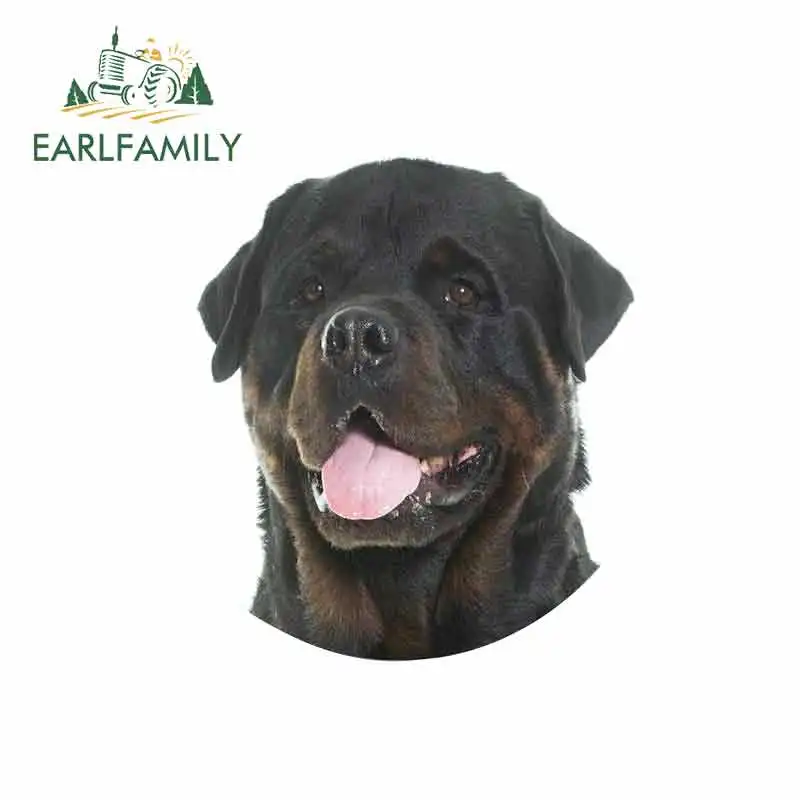 

EARLFAMILY 13 см x 11,4 см для ротвейлера, клейкая наклейка, забавная наклейка, s, виниловая Солнцезащитная наклейка для фургона, красивая наклейка JDM, автомобильные аксессуары