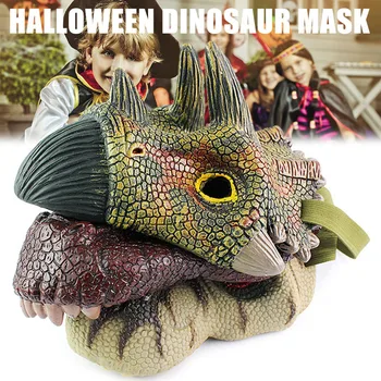 

Dinosaur Head Mask Model Halloween Eve Cosplay Costume Party Funny Game S7JN