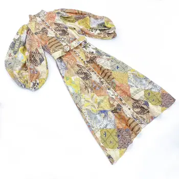 

2020 printed long holiday dress