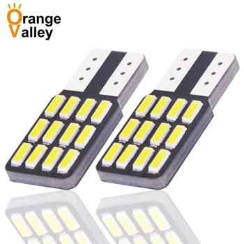 

100PCS High Quality T10 194 W5W 168 12 SMD LED 4014 Car Auto Clearance Lights Marker Lamps Interior Lighting DC 12V