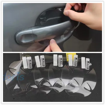 

Accessories For Porsche Cayenne 2011 2012 2013 2014 2015 2016 2017 2018 2019 PVC Door Handle Bowl Grab Protector Film Anti Crash