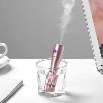 

25ml Portable Handheld Air Humidifier Mist Sprayer USB Rechargeable Face Skin Water Diffuser Nebulizer Steamer Dropshipping