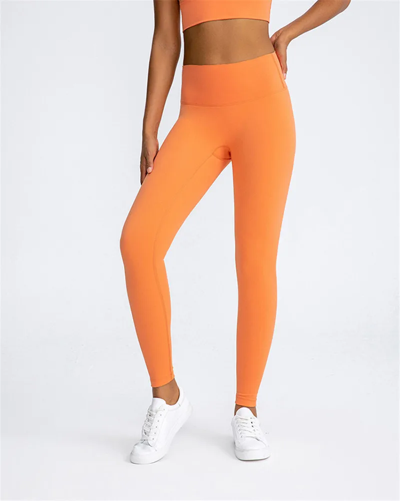 Lulu Quality Leggings Sport Women Fintess Tight High Waist Yoga Pant Butter Soft Gym Clothe 100%squat Proof Compression Athletic