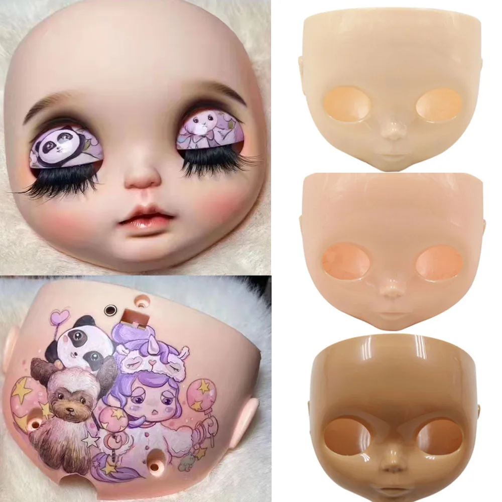 

Blyth Doll accessories Face shell DIY doll change makeup Five colors