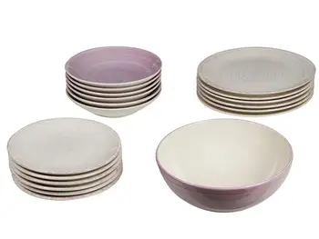 

Tableware (19 pcs) China crockery Purple