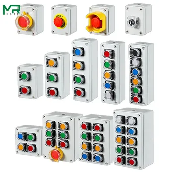 

Indoor and outdoor button box Emergency stop start switch Power reset alarm iron door elevator motor Electrical control box