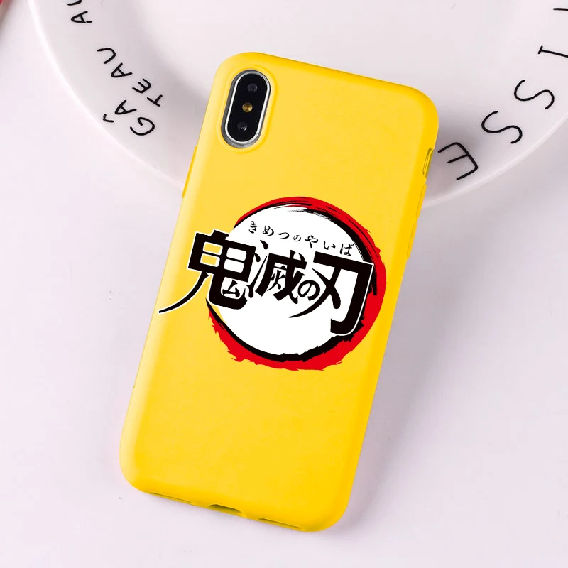 Чехол для телефона Kamado Nezuko Kimetsu no Yaiba Demon Slayer для iPhone 6 7 8 Plus X XS 11 Pro MAX XR Japan Anime - Цвет: --- Y