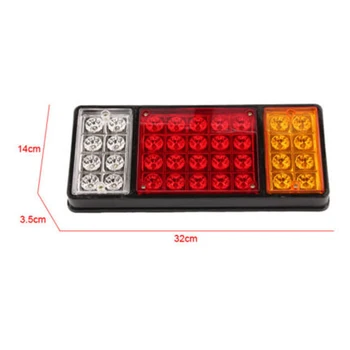 

Rectangle Tail Light Removable Trailer Rear Waterproof Truck Indicator