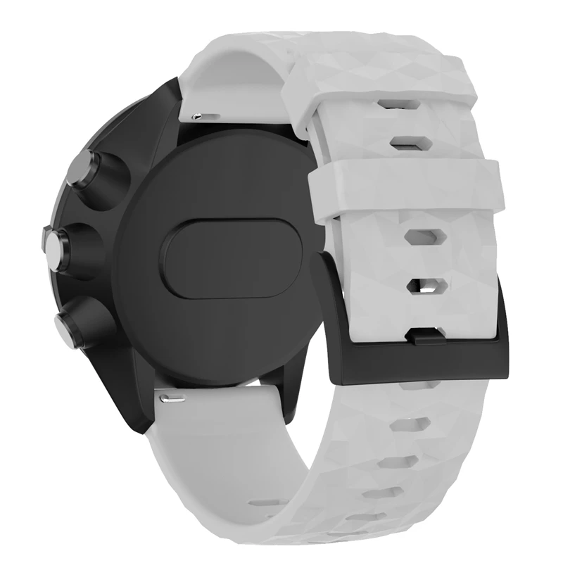 White 24 мм силиконовый ремешок для наручных часов Ремешок для Suunto 9 Baro титановый медный браслет сменный ремешок для Suunto Spartan Baro - Цвет: White