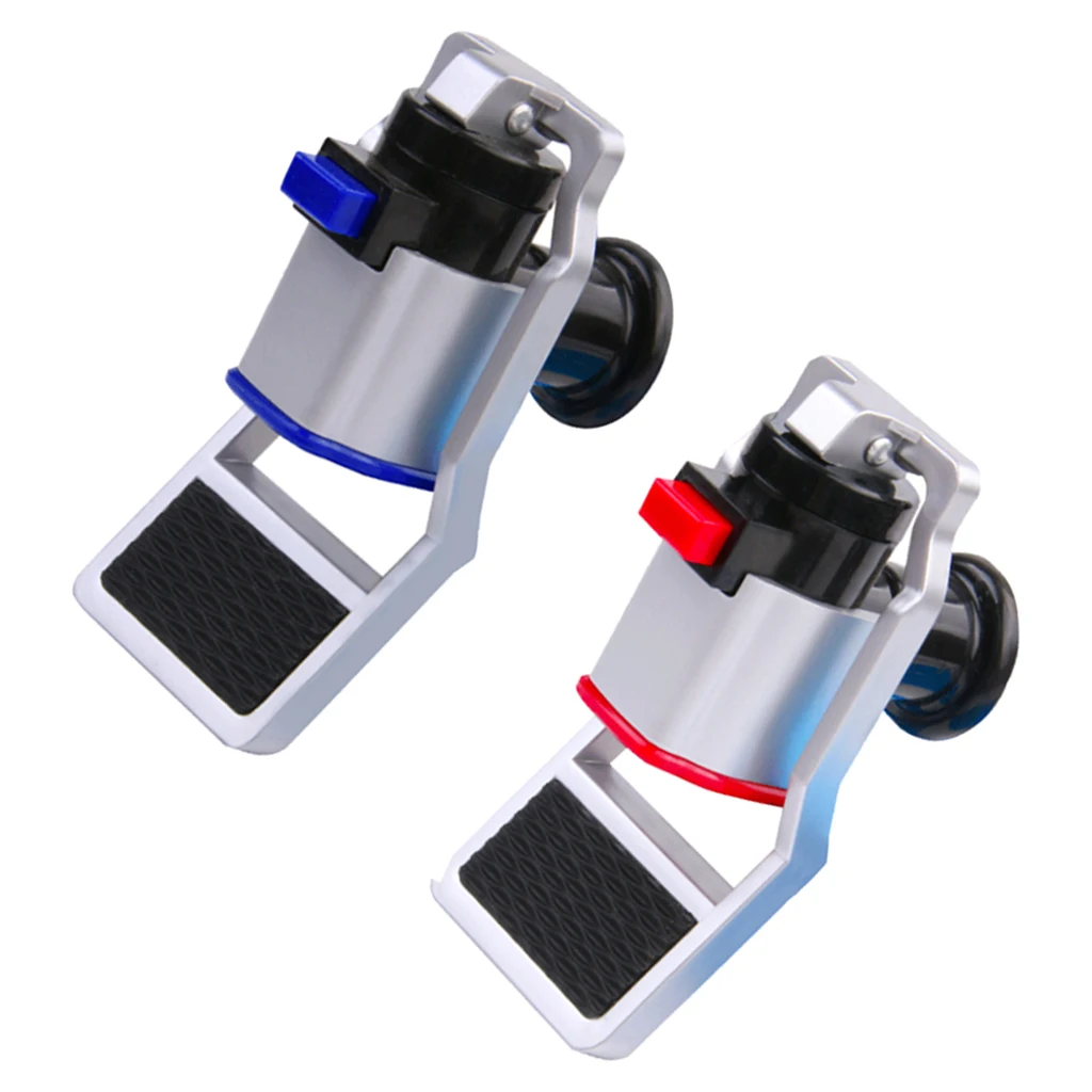 2pcs Water Cooler Spigot, Red (Hot) Blue (Cold) Handle, A-Styles Water Dispenser Faucet with Child Safety Lock