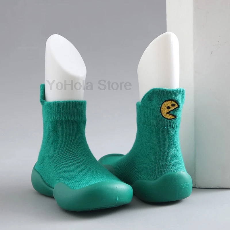 Baby Socks Shoes with Rubber Soles Infant Newborn Baby Girls Boys