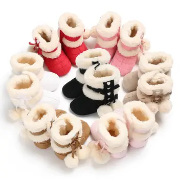 

Baby Girl Boy Snow Boots Winter Booties Infant Toddler Newborn Crib Shoes 0-18M