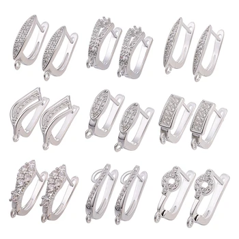 

Juya DIY Jewelry Findings Handmade Luxury Fastener Earring Hooks Accessories For Women Fashion Earrings Jewelry Making Supplies