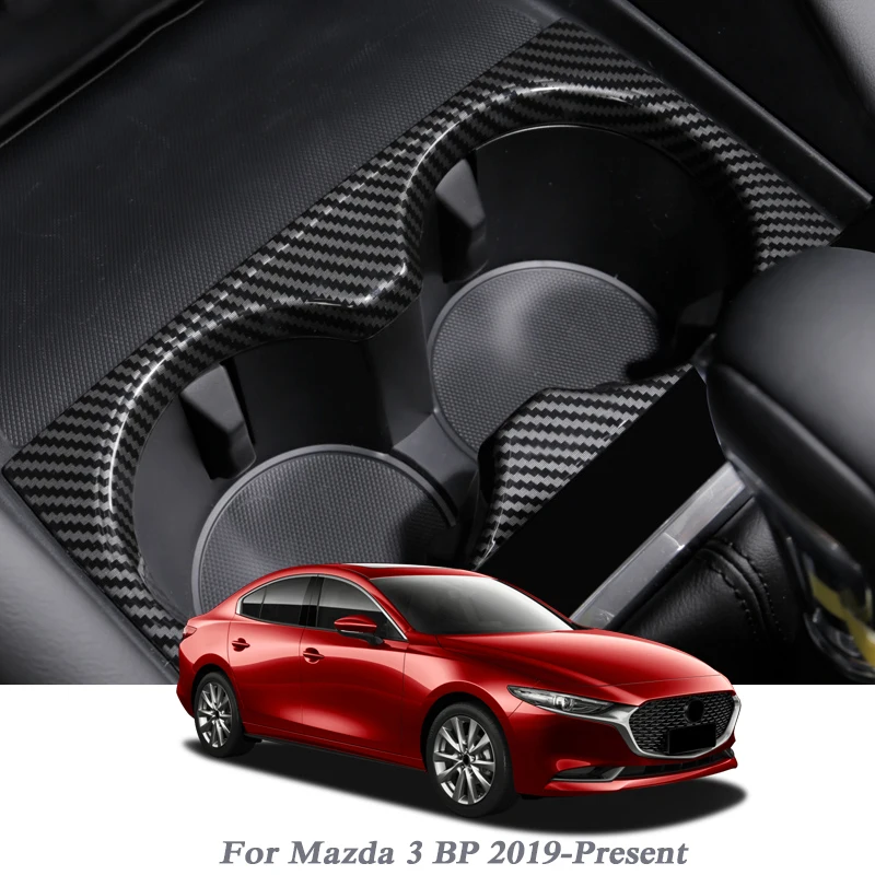 Автомобильный Стайлинг ABS хром для Mazda 3 BP-Н. В. Автомобильный внутренний держатель для стакана воды с блестками декоративная крышка авто аксессуары
