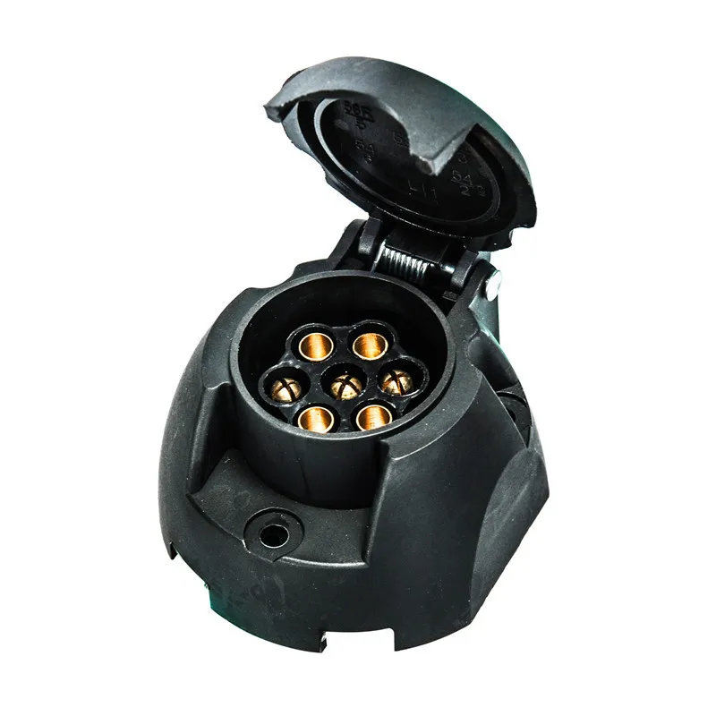 ALWAYSME 7-Pin Trailer Connector Plug Socket Kits For Traier RV