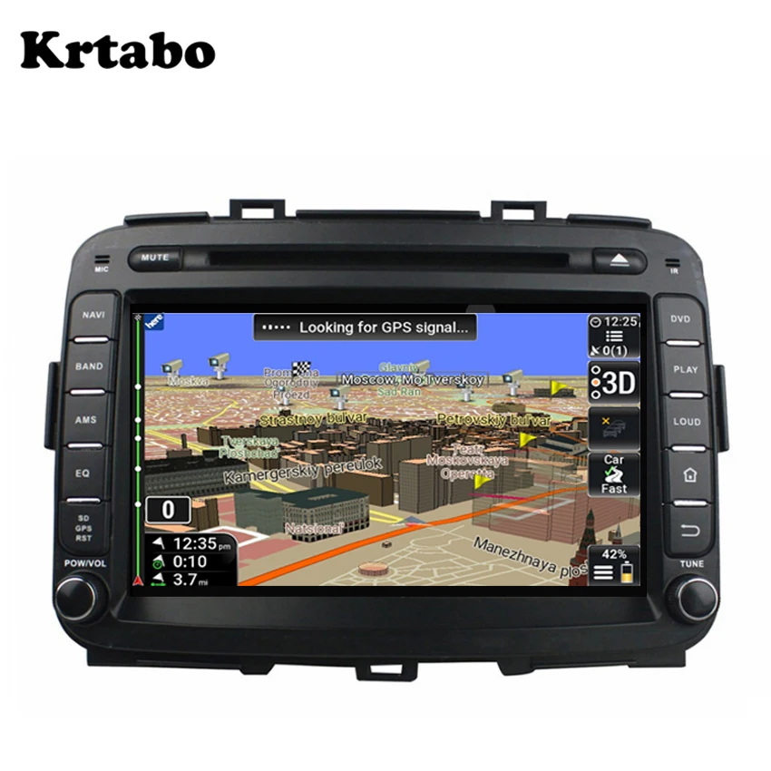 Krtabo автомобильный Радио Android мультимедийный плеер магнитофон автомобильный DVD gps навигация стерео для KIA Carens 2013