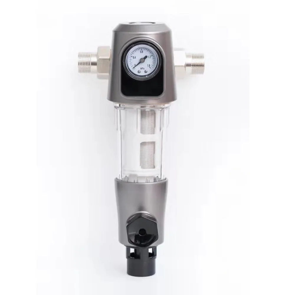 New upgrade Siphon backwas universal installation Pre-filter whole-house water filter brass stainless steel mesh free shipping