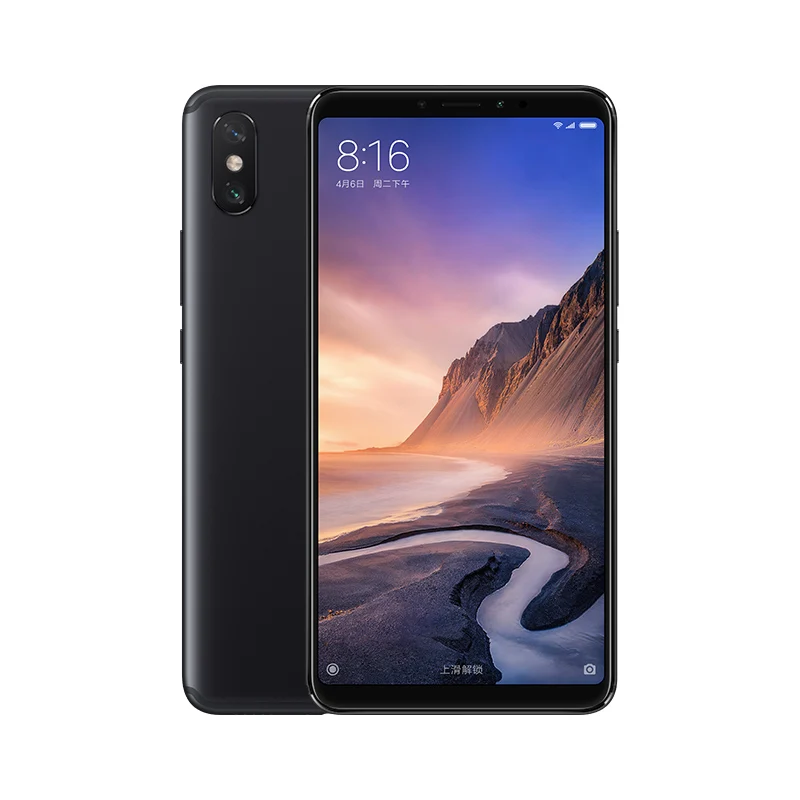 Xiaomi Mi Max 3 4GB 64GB Snapdragon 636 Octa Core Big Display 5500mAh Easy One-hand Use Smart Mobil