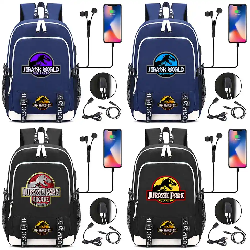 jurassic park book bag