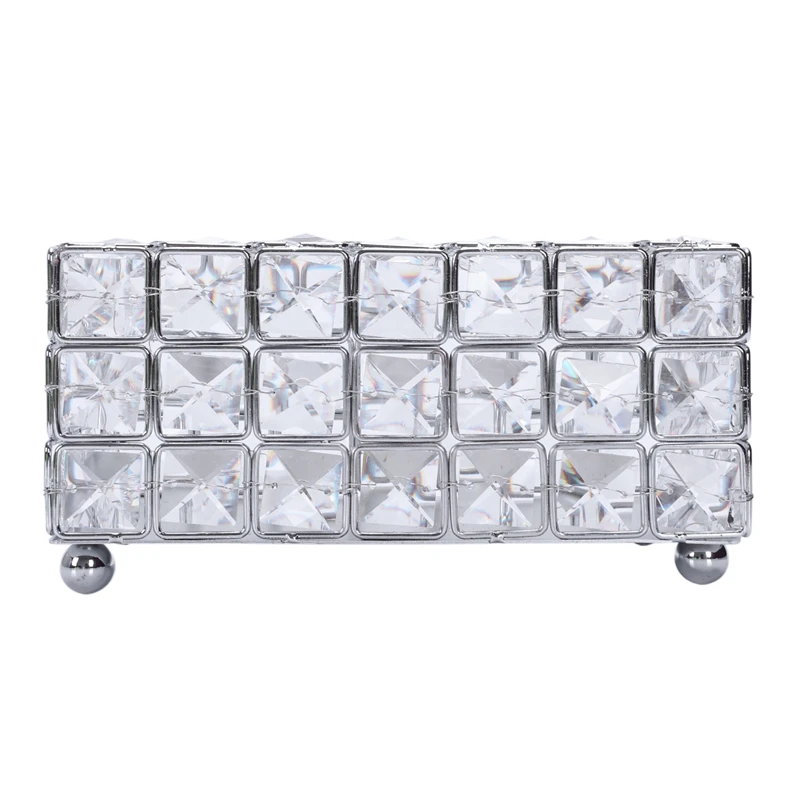 Европейский кристалл коробка для салфеток простой домашний журнальный столик для гостиной ящики Настольный диспенсер салфеток коробка для хранения креативный Автомобиль серебро