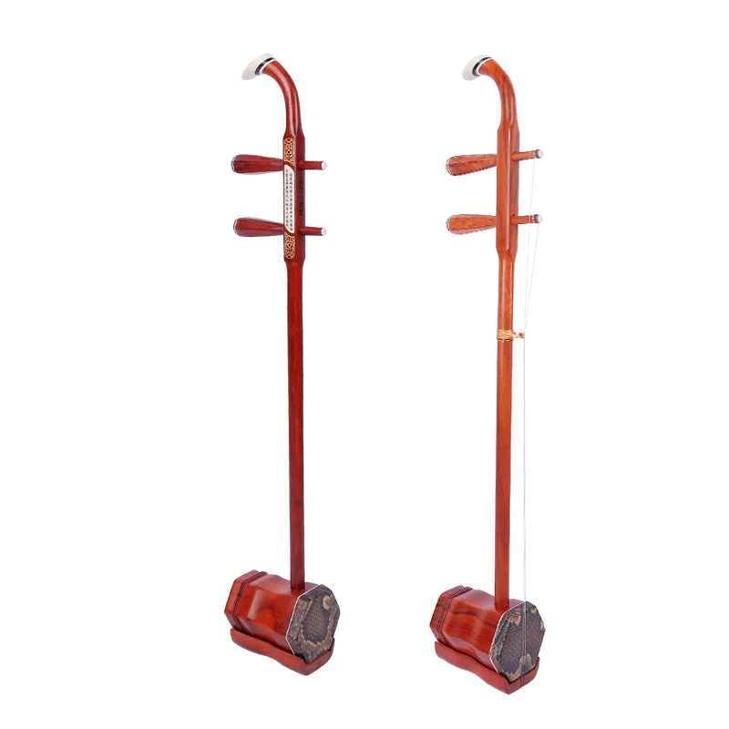 Best Chinese Erhu high quality playing mahogany Redwood erhu Chinese Two stings Violin musical instruments With Case Bow Rosin