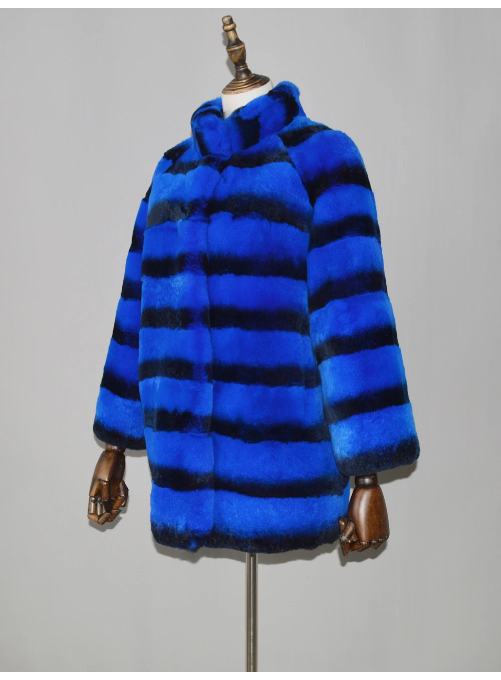 2019 новый длинный стиль Женская Настоящая Натуральная шуба из кролика рекс Высокое качество 100% натуральная настоящая куртка с мехом