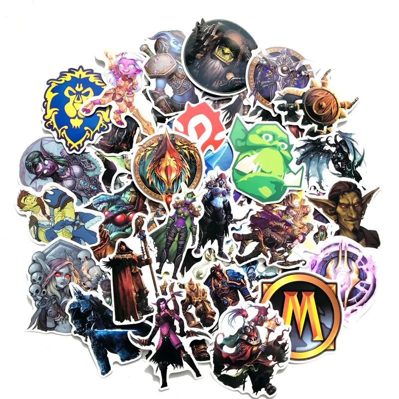 50pcs Hot game stickers For suitcase Toy Luggage Sticker Motorcycle and ...