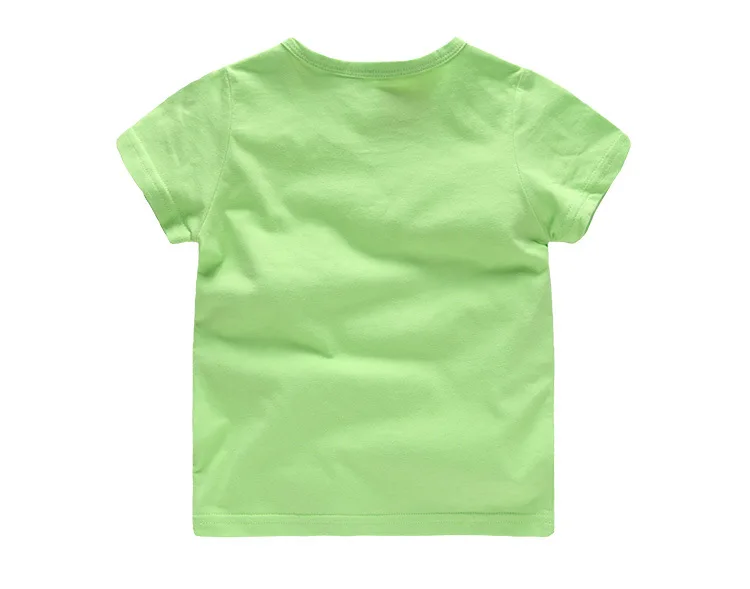 Детская летняя футболка с короткими рукавами в Корейском стиле с динозавром детская одежда, поколение полных детей Alibaba