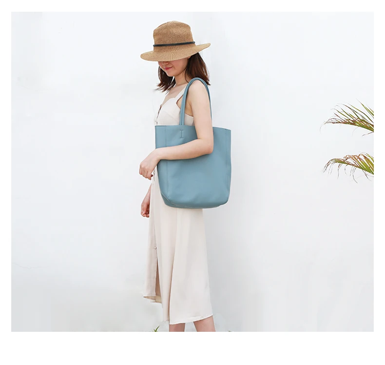 Женская Роскошная сумка, повседневная сумка-тоут, Женский светильник, синяя модная сумка на плечо, женская сумка из натуральной воловьей кожи, сумки для покупок на плечо