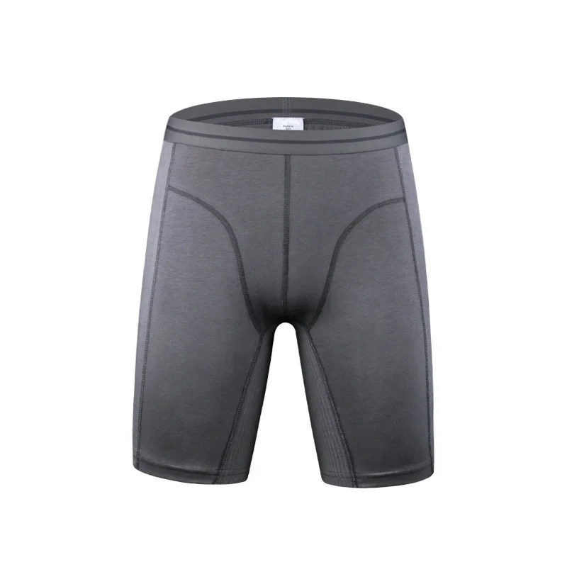 Color4 J-BOX, 1 шт., мужское сексуальное нижнее белье, Cueca, мужской однотонный цвет, хлопок, размера плюс, мужское длинное нижнее белье, боксеры, толстые трусы-боксеры для геев, мужские трусы - Цвет: Color4