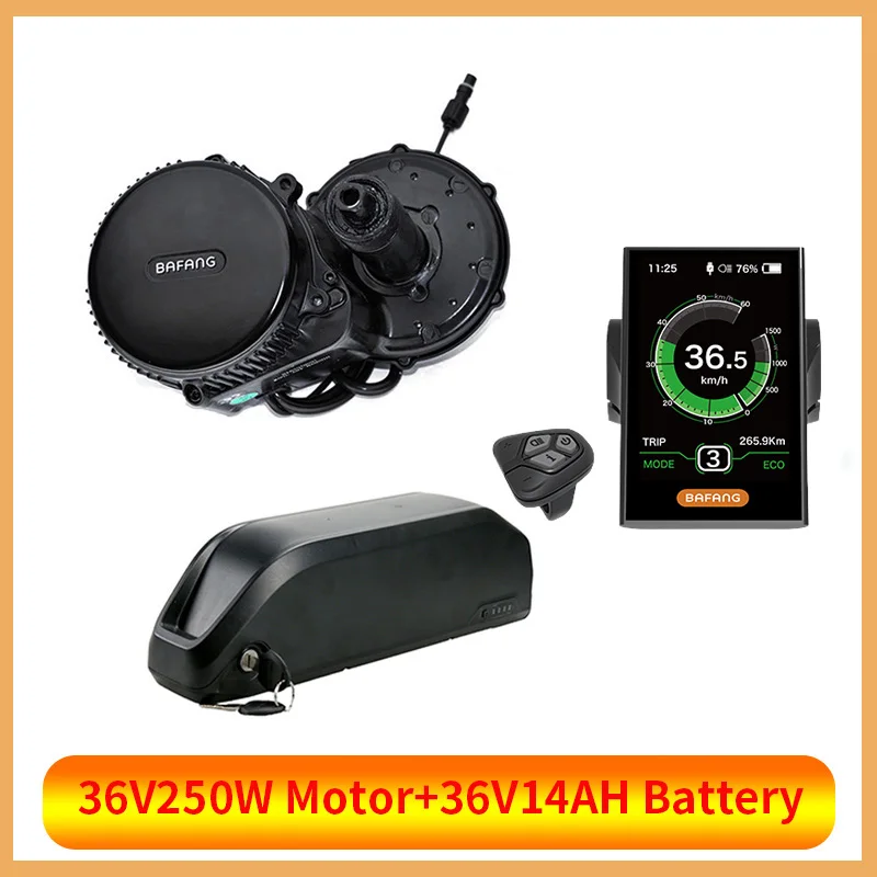 36V 250W 14AH C18 BBS01B BBS01 Bafang 36V250W Середина привода samsung батарея Электрический мотор комплект с 36 В батарея в samsung литий-ионная батарея для электровелосипеда - Цвет: 36V 250W 14AH C18