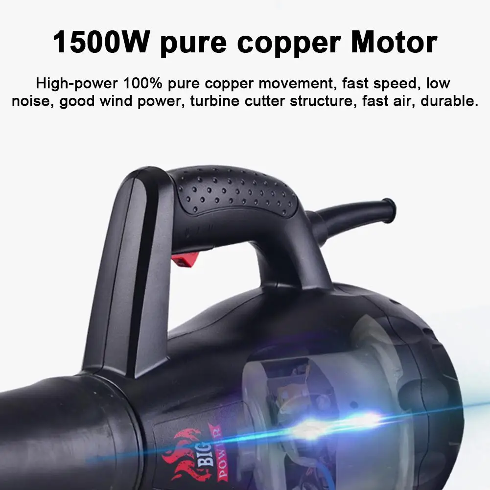  1500W High Power Industrial Electric Hot Air Gun Two-speed Adjustment Car Dryer Hair Dryer Temperat