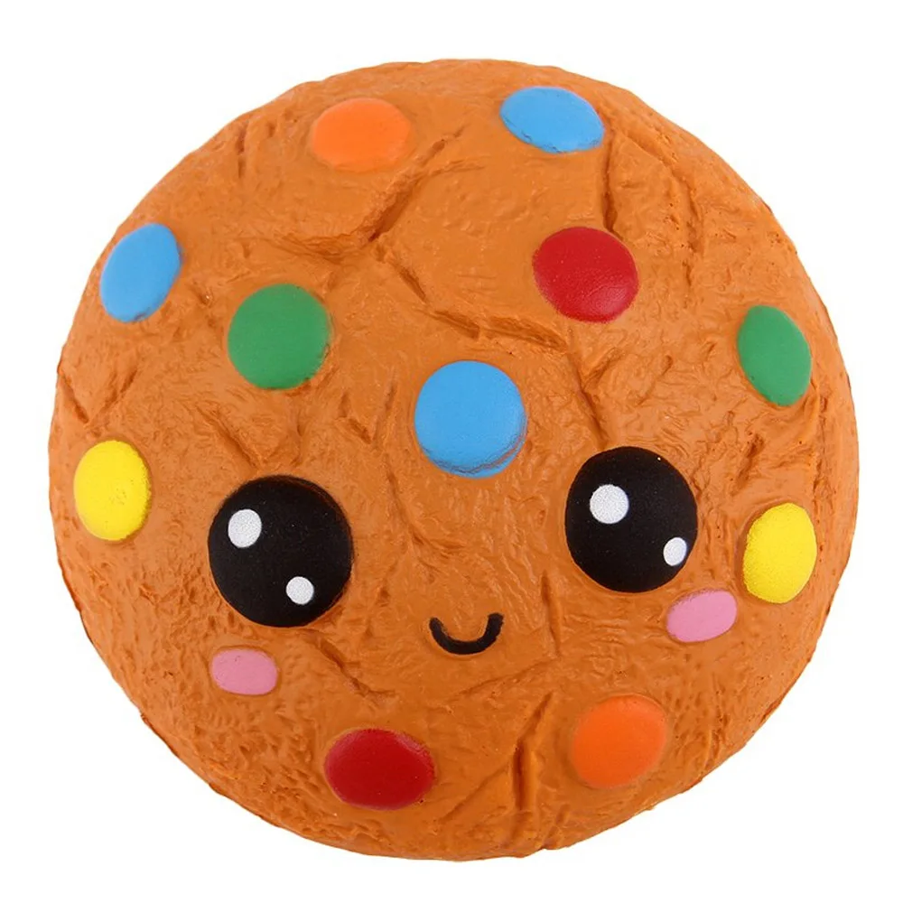 Colored bread Jumbo Cheese Chocolate бисквиты милые мягкие для сжатия медленно поднимающиеся игрушки телефон ремень Ароматические снимают стресс Забавный ребенок Рождественский подарок - Цвет: Colored bread