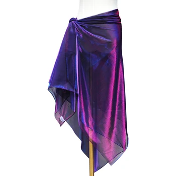 

2020 New Belly Dance Practice Clothes Bottoms Female Oriental Dance Practice Clothing Symphony Multipurpose Long Hip Scarf