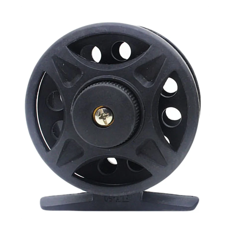 Winter Fishing Plastic Ice Fishing Reel Right/Left Handed Fishing Raft Wheel Ice Fishing Vessel Wheel Ultra-light