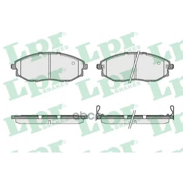 Brake pads Chevrolet Epica 07 Front Lpr 05p1321 Lpr. 05P1321