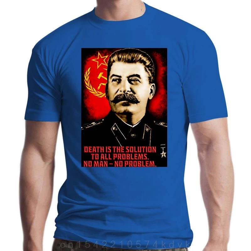 ใหม่ Allied Nations Joseph Stalin เสื้อ T เสื้อ USSR คอมมิวนิสต์รัสเซีย
