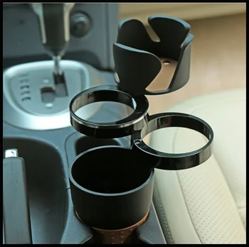 

Auto Accessories Multi-function Car Rotating Storage Cup Holder for Opel Optima Rio5 Rio K2 K3 K4 K5 KX3 KX5 Insignia